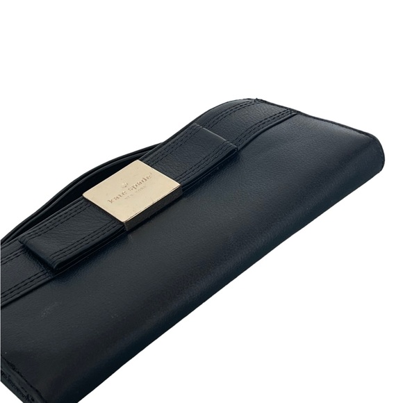 Kate Spade Layton Primrose Black Leather Wallet / Wristlet - Picture 4 of 17